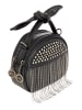 NAEMI Damen Handtasche in Schwarz