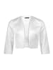 Vera Mont Bolero-Jacke mit Kellerfalten in Rohweiß