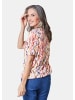 GOLDNER Farbbrillante Druckbluse mit liebevollen Details in bunt / gestreift
