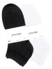 Cotton Prime® 10 Paar COTTON-Essentials Sneaker-Socken in Schwarz/Weiss