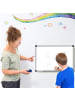 COSTWAY Whiteboard Magnettafel 50x35cm in Weiß