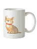 Mr. & Mrs. Panda Tasse Hund Glück ohne Spruch in Weiß