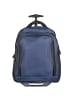 Dermata 2-Rollen Rucksacktrolley 47 cm Laptopfach in blau