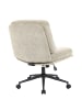home24 home24 Bürodrehstuhl aus Metall, Kunststoff und Textil in Grün - 76 x 71 x 90 cm in Beige