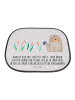Mr. & Mrs. Panda Auto Sonnenblende Otter Stein mit Spruch in Grau Pastell