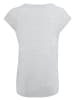 F4NT4STIC Extended Shoulder T-Shirt Big Hero 6 Baymax Lollypop in grau meliert