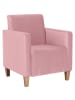 others SESSEL Karol Bezug Samtvelours Buche natur / rosé