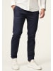 DAILY COTTON Chinohose - DCPROVO Chino Hose Elastische Jeans Stoffhose Slim-Fit in Navy