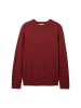 Tom Tailor Pullover CREWNECK KNIT in Rot