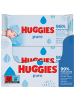 HUGGIES Pure sensitive Baby Feuchttücher Tücher 99% Wasser Monatsbox 10 x 56 Stk