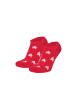 Yuhu Mädchen Sneaker-Socken 6er Pack Herzen Punkte Sterne in Rot