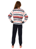 NORMANN Kinde langarm Schlafanzug Pyjama Bündchen Norweger Coralfleece - 76978 in rosa