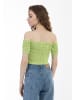 myMo Damen Strick Shirt in Hellgrün
