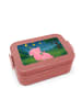 Mr. & Mrs. Panda Bento Box Schwein Glück Design ohne Spruch in Rot Pastell