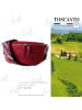 Toscanto Leder Gürteltasche Toscanto Tasche rot, mehrfarbig ca. 25cm