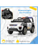 COSTWAY 12V Kinder Elektroauto Polizei in Weiß