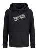 JACK & JONES Junior Kapuzenpullover in Black