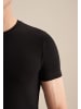 Seidensticker T-Shirt Regular in Schwarz