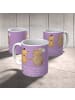 Mr. & Mrs. Panda Kaffeebecher Unschlagbares Brautpaar mit Spruch in Lavendeltraum