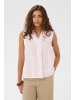 CULTURE Bluse ärmellos CUjilana Relaxed fit in Pink/White Stripe