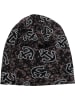 styleBREAKER Beanie Mütze in Schwarz-Rose