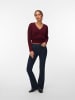 Vero Moda Strickpullover in Zinfandel