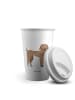 Mr. & Mrs. Panda ToGo Kaffeebecher Hund Dogge ohne Spruch in Weiß