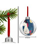 Mr. & Mrs. Panda Weihnachtskugel Einhorn Hexe Design ohne Spruch in Weiß