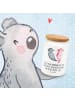 Mr. & Mrs. Panda Vorratsdose Axolotl Freundin mit Spruch in Weiß