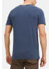 Jack & Jones T-Shirt Split in Blau / beige / grün