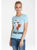 Logoshirt T-Shirt Lucky Luke Portrait in hellblau