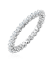 Glanzstücke München Ring aus Sterling Silber mit Zirkonia in silber