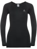 Odlo Longsleeve "Performance Warm" in Schwarz