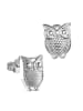 Teenie-Weenie 925er Sterling Silber Kinder Ohrstecker Eule Ohrring