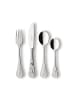 Villeroy & Boch 4-tlg. Kinderbesteck Teddy in Silber – in silber