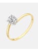 Vanlere Verlobungsring aus 375 Gelbgold mit Zirkonia