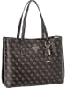 Guess Shopper Meridian Girlfriend Tote Logo in Brown Logo