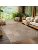 KADIMA DESIGN Teppich In-/Outdoor Flachgewebe Karomuster Polypropylen Küche in Beige