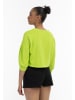 myMo Damen Sweatshirt in Limette