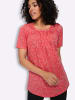 Sieh an! Longshirt in grapefruit-ecru-bedruckt