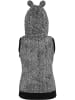 Urban Classics Urban Classics Damen Ladies Melange Teddy Vest in blk/wht