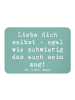 Mr. & Mrs. Panda Magnet Spruch Selbstakzeptanz Liebe mit Spruch in Meeresbrise