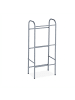 relaxdays Getränkekistenregal in Grau - (B)50 x (H)116 x (T)32 cm