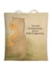 Mr. & Mrs. Panda Tote Bag Otter Bauch Design mit Spruch in Weiß