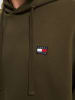 Tommy Hilfiger Tommy Hilfiger Herren Tommy Jeans Rlx Xs Badge Hoodie in drab olive green
