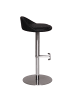FineBuy Barstuhl in Schwarz / Kunstleder / 43x43x90