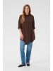 Kaffe Langarm - Hemd KAnaya Loose fit in Chocolate Brown