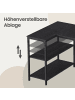 VASAGLE Computertisch Barnet in Schwarz - (B)110 x (H)76 x (T)80 cm