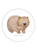 Mr. & Mrs. Panda Magnet für Kühlschrank Wombat ohne Spruch in Weiß