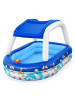 Bestway Bestway® Family Pool mit Sonnenschutzdach Sea Captain™ 213 x 155 x 132 cm in Mehrfarbig ab